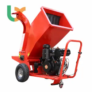 Two shaft shredder for wood wood drum chipper wood chipper shredder mulcher leaf vacuum kit