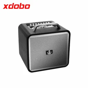 Xdobo Thunder 1978 Horn 150W Audio System Dj Amplified Loud Speaker With 2 Wireless Microphones Echo And Tripod Stand