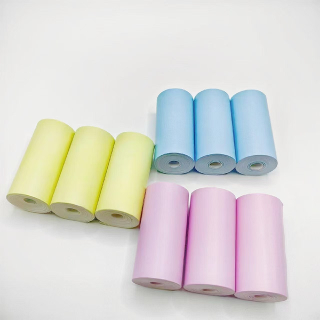 X323 Factory Oem 57mm Color Thermal Paper for Portable Mini Wireless Pocket Printer 57x25mm Color Paper