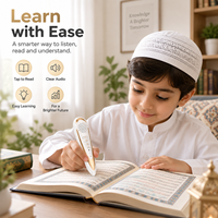 Pena Baca Al-Quran Pintar Perangkat Pembelajaran Audio Digital Pembaca Sentuh dengan Rekaman Terjemahan Bluetooth Portabel Edukatif