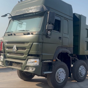 China SINOTRUCK Used Diesel <strong>Trucks</strong> <strong>Cargo</strong> Capacity 60 Tons 6 Cylinders 351-450HP Euro 2 8x4 Color <strong>Truck</strong> - Product Image 2