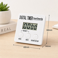Minuteur numérique magnétique personnalisé avec logo pour enfants, écran LCD, fonction Pomodoro, compte à rebours, alarme, idéal pour la cuisine et la pâtisserie