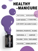 YOKEFELLOW Elegant Series Purple Gel Vernis à Ongles Set 10ML Vernis Gel UV de haute qualité à tremper
