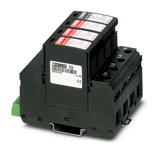 อุปกรณ์ป้องกันไฟกระชาก VAL-MS-T1/T2 335/12.5/3+1-FM (2800183) แบบที่ 1/2, 335V AC, 12.5kA ขาเข้า, 3+1 สำหรับระบบ 5 สาย, ติดตั้งบนราง DIN - Product Image 1