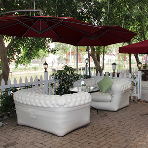 Sofá inflable moderno de PVC plegable, muebles al por mayor, sofás de aire Chesterfield para Hotel, fiesta al aire libre y uso en la sala de estar - Product Image 2