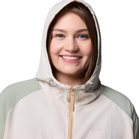 Veste de randonnée taille ajustable, coupe-vent à fermeture éclair intégrale, poignets réglables, ourlet à cordon, imperméable, couche extérieure chaude pour femme, usage quotidien en hiver
