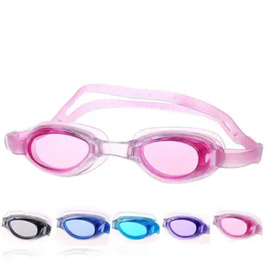 Gafas de Natación para Niños con Lentes de PC Antivaho, Ajustables, Estilo de Competición, Duraderas para Piscina y Parque Acuático - Product Image 1