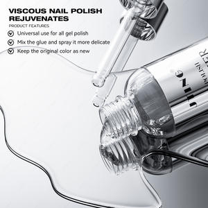 JTING احترافي قطرة واحدة لزجاجة واحدة طلاء جل شفاف اللون أرق 30 جرام طلاء أظافر جل مزيج الغراء OEM لوازم الأظافر للصالونات - Product Image 3