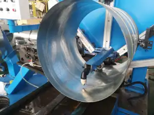 Hvac Air Duct Pipe Tube Making Machine 1500 Spiral Pipe Forming Machine Price