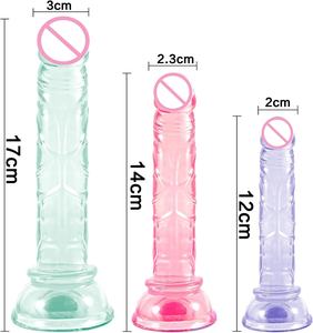 ดิ๊กโด้สำหรับทวารหนัก 3 ขนาด พร้อมถ้วยดูดสุญญากาศอย่างดี ใช้ได้กับทวารหนัก ต่อมลูกหมาก ช่องคลอด และจุดจีสปอต ของเล่นทางเพศสำหรับผู้หญิงและผู้ชาย - Product Image 6