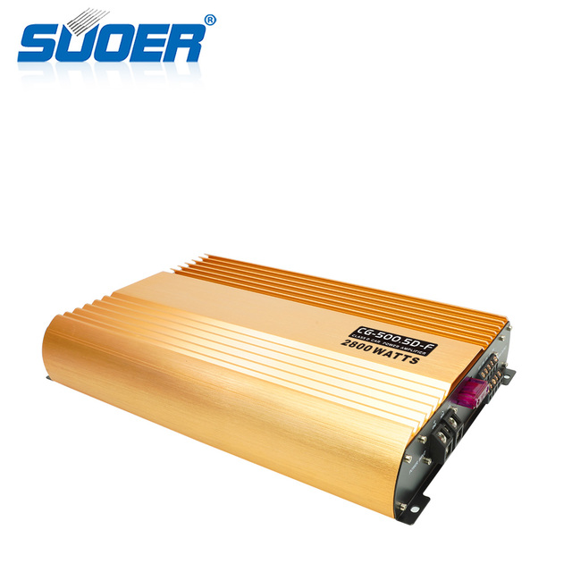 Suoer CG-500.5D-F Full Frequency Car Amplifier 5-Channel Power Amplifier for Receivers & Audio Systems
