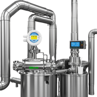Medidor de Flujo Electromagnético RS485 para Alimentos y Leche, Alta Precisión, Medición Precisa, Sanitario, Compatible con OEM, para Agua Líquida