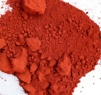 Fourniture de pigment oxyde de fer couleur rouge brique ciment ajouter pigment de sol en caoutchouc