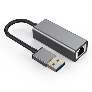 Adaptor Ethernet Usb 100/1000 Ke RJ45, Komputer PC 10/3.0 Mbps LAN Jaringan Kabel USB3.0