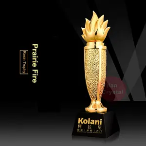 All The People Snapped Up Serviceable Custom Made Crystal Trophy Flame Resin For School Award Gifts Resin Award