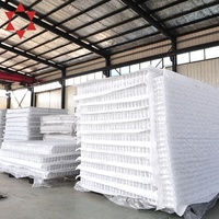 Matelas simple à ressorts ensachés, ligne de production de matelas à ressorts Bonnel