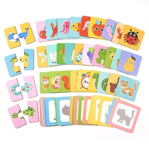 Nouveau jeu de société animalier éducatif pour la réflexion, jeu de cartes interactif familial, puzzle d'association d'ombres, jouet de dessin animé pour enfants garçons filles - Product Image 4