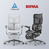 Chaise de bureau ergonomique SIHOO DORO S300 avec dossier haut en maille, accoudoirs confortables et design réglable pour ordinateur