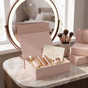 Caja Magnética de Lujo para el Cuidado de la Piel, Empaque Premium para Productos de Belleza, Caja de Regalo de Papel con Logotipo Impreso, Fabricante OEM ODM - Product Image 3