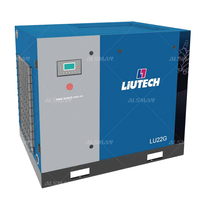 Compresseur d'air à vis Atlas Liutech L22 L55 à faible bruit, 22 kW, 55 kW, compresseur d'air à vis professionnel, fabrication de compresseurs d'air industriels