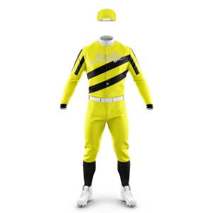 Uniforme de baseball pour hommes le plus vendu, logo personnalisé, tenue d'équipe respirante à manches courtes, impression par transfert thermique - Product Image 1