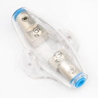 Universel 4 6 8 Gauge Mini ANL MIDI AFS ANS Boulon sur Porte-fusible 32V Or Nickelé pour RV Voiture Stéréo Audio Alarme Amplificateur