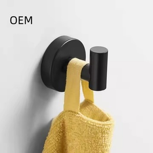 OEM Classic Gold Stainless Steel Self-Adhesive <b>Towel</b> Hook Wall Clothes Hook for Bathroom <b>Door</b> Back for Weddings - Product Image 3