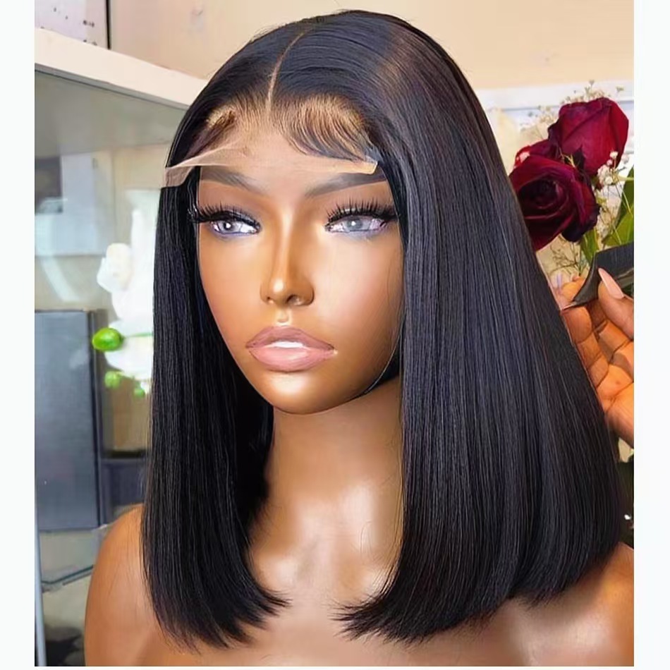 Grade 8A Brazilian Human Hair Lace Front Wig - Ombre Silky Straight, 24 Inches, Free Part - Full Lace Wig With Baby Hair & 6-Month Warranty