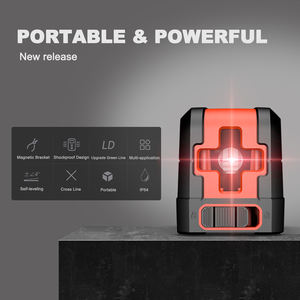 SNDWAY pengukur tingkat <span class=keywords><strong>Laser</strong></span>, sudut Digital murah tingkat 2 garis dengan kecerahan yang dapat disesuaikan - Product Image 4