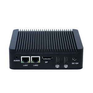 4K Mini PC Không Quạt N3700 Nano Mini Máy Tính Barebone Hệ Thống Mini PC Linux Với 2 * LAN 6 * USB 2 * HD - Product Image 5
