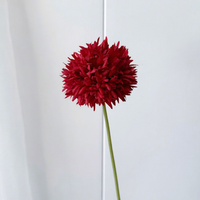 Fleur de pissenlit artificielle en gros pour la décoration intérieure, tête unique en tissu de soie pour accessoires de décoration de mariage et de fête