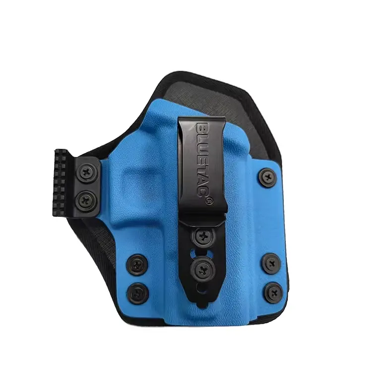 Price AC harga pabrik Kydex taktis dan Neoprene hibrida di dalam sarung pistol warna biru tersembunyi membawa tas pistol