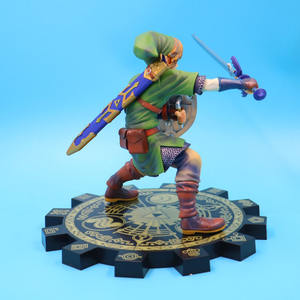 Haute Qualité 20cm Skysword Debout Posture Courageux Quatre Épéiste Lien Anime Chiffres Décoration Intérieure Poupée Modèle Cadeau - Product Image 3