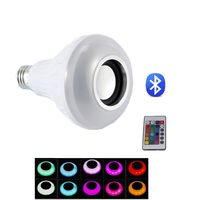 Haut-parleur sans fil avec télécommande musicale JK103, ampoule LED disco