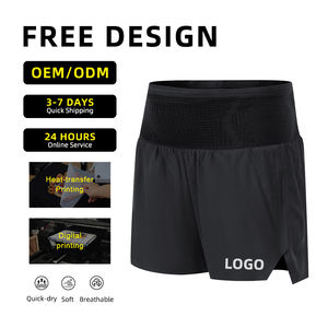 Pantaloncini da Trail Running da Uomo ad Asciugatura Rapida con Fodera Integrata Anti-Sfregamento per Fitness Allenamento Maratona e Sport con Tasca in Vita - Product Image 6