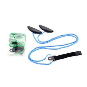 Appareil d'entraînement simple à poulie pour les épaules, avec bande de résistance en nylon de 2 m, niveau moyen, pour la rééducation des épaules et du cou en intérieur - Product Image 4