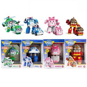 Jouets en plastique pour enfants de 14 ans et plus, recommandés par les enseignants, voiture de <span class=keywords><strong>police</strong></span> déformée, robot Perley Sheriff, Ambahaili Mark - Product Image 4