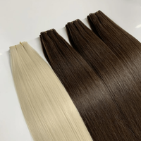 Extensions de cheveux Starose Hair, cheveux humains vierges européens Remy, machine à double trame, extensions de cheveux teintes en queue de cheval
