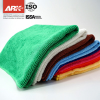 Logo fait sur commande de 40*40cm 300gsm en stock chiffon de lavage de nettoyage de voiture de microfibre de cuisine
