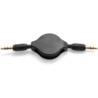 3,5 mm einziehbares Samen-zu-Samen-Audio-Kabel Auto-Kabel für iPhone Computer MP3-Player und Auto-Stereo