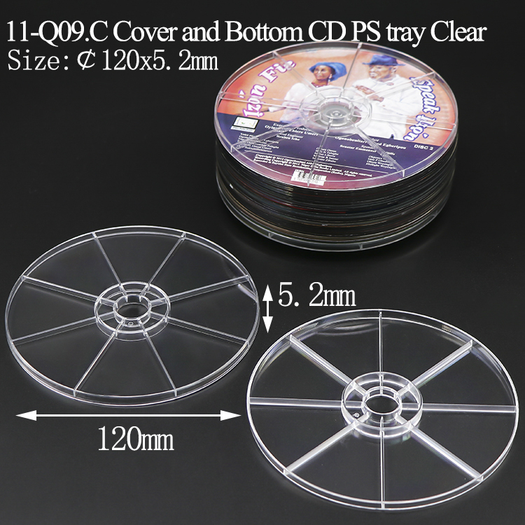 Q09:Cover and Bottom CD PS Tray Clear