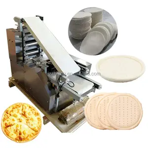 Yuvarlak şekil tortilla yapma makinesi Pita ekmek gözleme makinesi