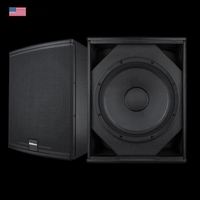 Bekboes Série XS, haut-parleur actif professionnel de 15 pouces, subwoofer de grande puissance avec module d'amplification