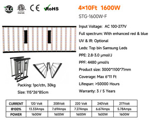 ไฟปลูกพืช LED 1500W 1600W 1750W ขนาด 4x10 ฟุต สเปกตรัมเต็ม ปรับความสว่างได้ ไฟปลูกพืชเชิงพาณิชย์ที่ใหญ่และทรงพลังที่สุด - Product Image 3