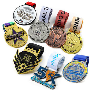 Fabricant Médaille personnalisée 3D <span class=keywords><strong>Namel</strong></span> Logo Médailles en métal en alliage de zinc Or Argent Cricket Basketball Football américain Médailles de football - Product Image 3