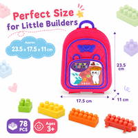Grand ensemble de blocs de construction en plastique pour enfants, jouet de construction créatif, grandes briques, thème bâtiments modernes, apprentissage STEM, éducatif