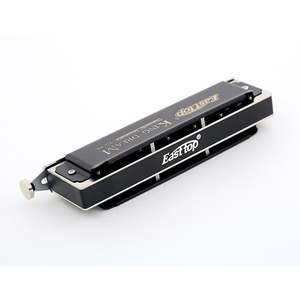 Ventes directes d'usine Est haut Noir de haute qualité <span class=keywords><strong>12</strong></span> <span class=keywords><strong>trous</strong></span> 48 notes performance <span class=keywords><strong>Harmonica</strong></span> <span class=keywords><strong>chromatique</strong></span> - Product Image 3