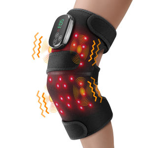 Alat Pijat Lutut Terapi Cahaya Merah Ekstra Besar 660nm 850nm dengan Sabuk Pijat Lutut Bergetar Empat Motor dan Pemanas - Product Image 1