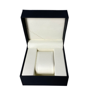 Caja de Reloj de Lujo con Logotipo Personalizado, Caja de Regalo de Reloj de Plástico Negro con Interior de Cuero PU para Viajes - Product Image 1