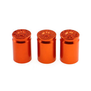 Bunte Metall kugel gehäuse Rad Staubs chutz hüllen Black <span class=keywords><strong>Bullet</strong></span> Tire Valve Stem Cap - Product Image 5